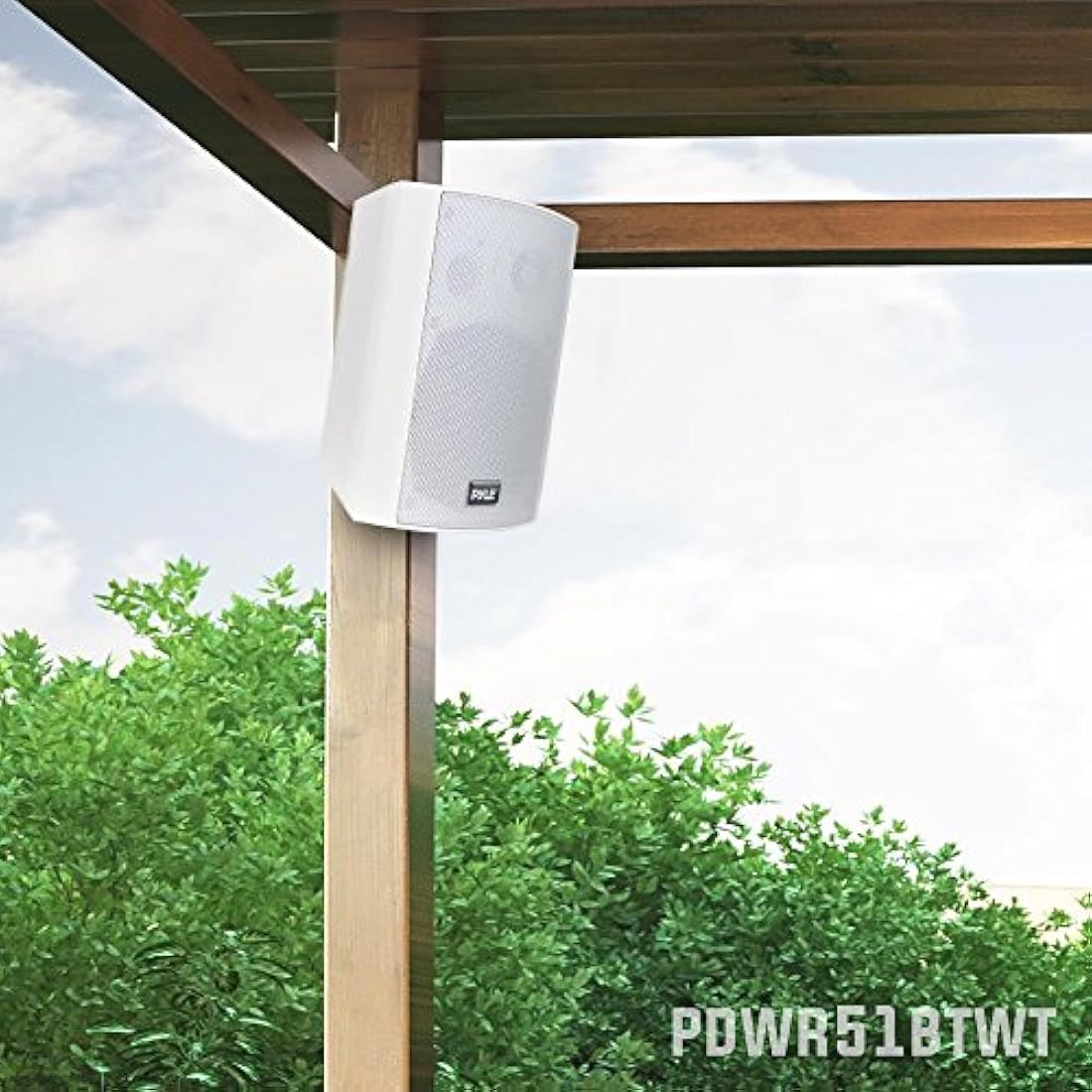 Parlantes o Cornetas de sonido blanco PYLE-HOME PDWR51BTWT