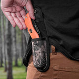 Cuchillo de caza plegable de doble hoja