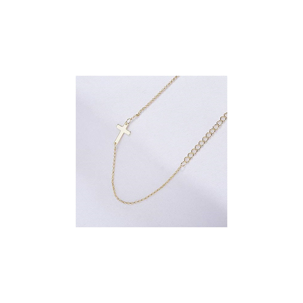 Pulseras y tobilleras de cruz para mujer