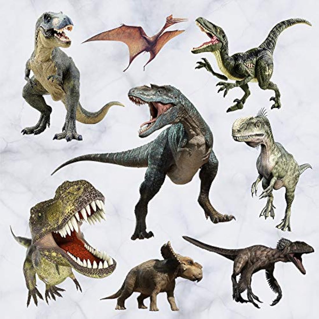 dinosaurio de acuarela de vinilo para habitacion de niños