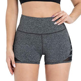 Shorts,Pantalones cortos de yoga de cintura alta para correr