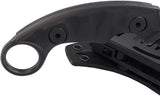 Cuchillo de supervivencia táctico de doble filo con funda