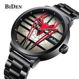Reloj de pulsera estilo casual con diseño de Spider Man