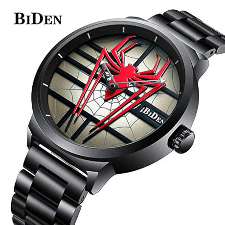 Reloj de pulsera estilo casual con diseño de Spider Man