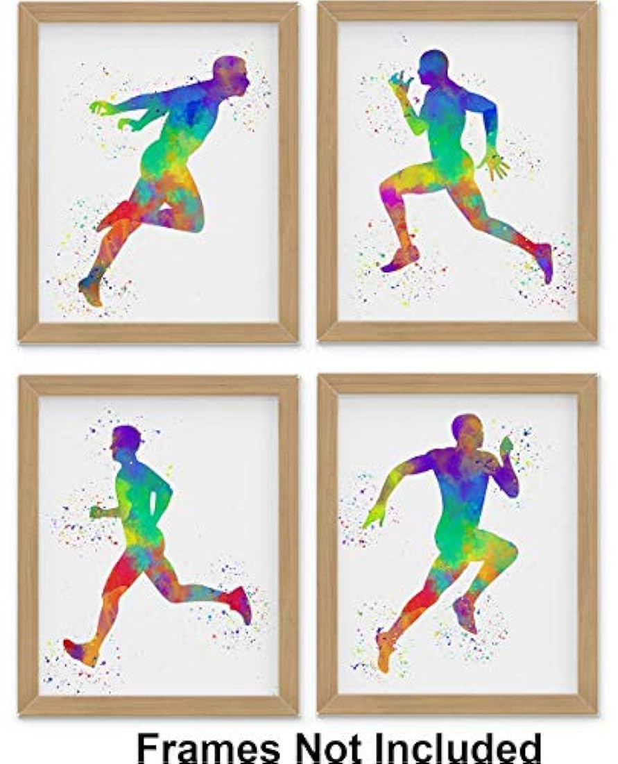 4 impresiones sin marco, fondo blanco decoración para pared