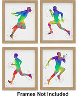 4 impresiones sin marco, fondo blanco decoración para pared