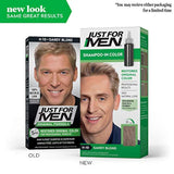 Tintura de cabello para hombres color marrón ceniza H-25