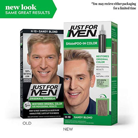 Tintura de cabello para hombres color marrón ceniza H-25