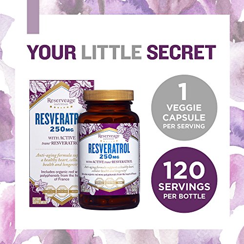 Reserva  Resveratrol 250mg Fórmula celular