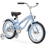 Bicicleta para niña con ruedas de entrenamiento