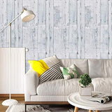 Papel pintado autoadhesivo tipo madera envejecida(16.0x23.8