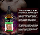 8 paquetes Aceite esencial abdominal para hombres 30 ml