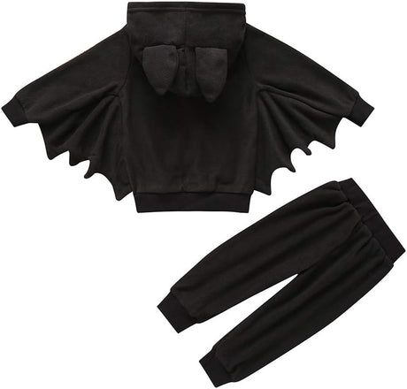 Disfraz Halloween Weixinbuy para Niño/a, Bata con Capucha, Bat