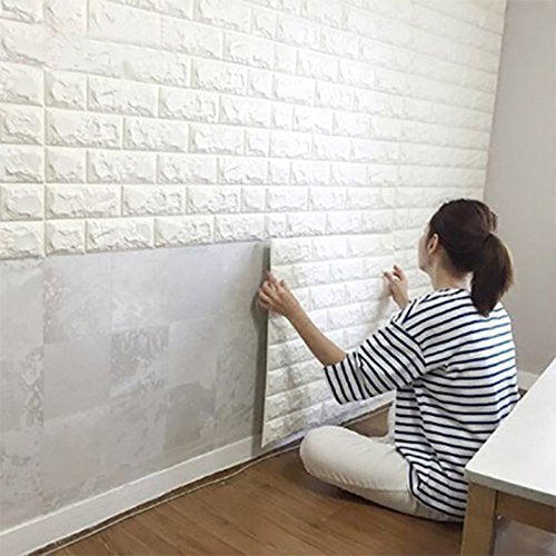 Adhesivos de pared de Estampado de ladrillo 3D