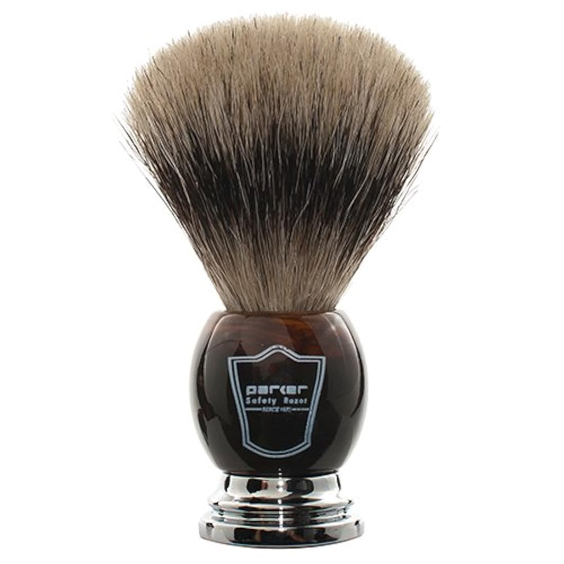 Parker safety Razor sintética cerdas 100% puro tejón mango