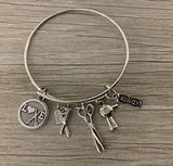 Joyería para peluquería pulsera de abalorios para estilista