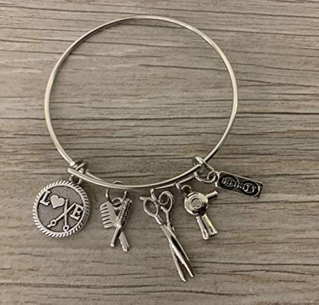 Joyería para peluquería pulsera de abalorios para estilista