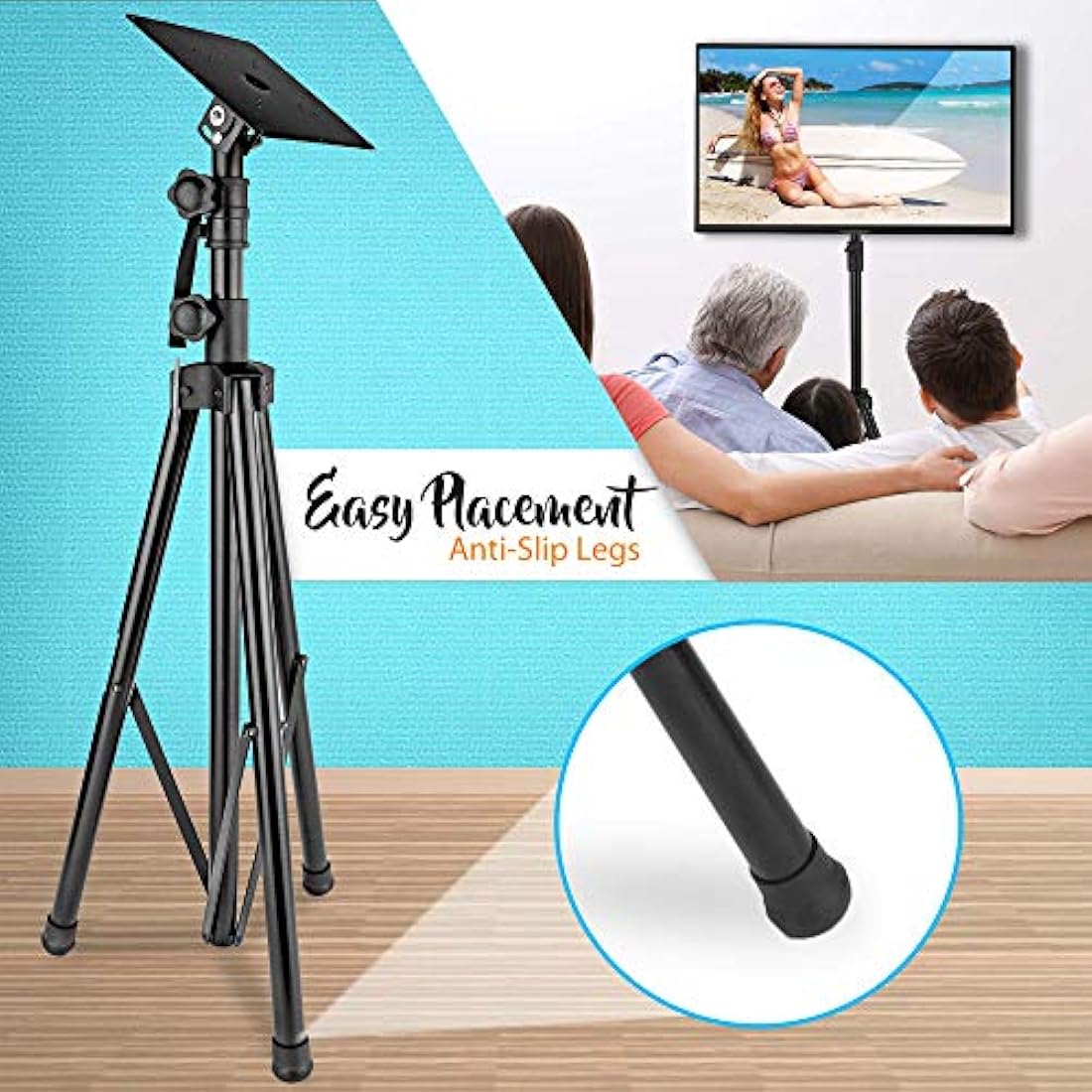 Trípode de TV LCD de pantalla plana PYLE-HOME PTVSTNDPT3211