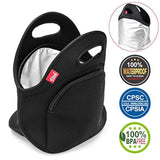 Bolsa de almuerzo con aislamiento impermeable con bolsillo