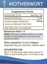 Motherwort Tintura alcohol-free Extracto de líquido