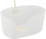 Caja de arena para gatos de pared alta XL Richell PAW TRAX