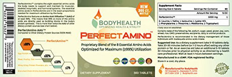 PerfectAmino (300 tabletas) 8 tabletas de aminoácidos