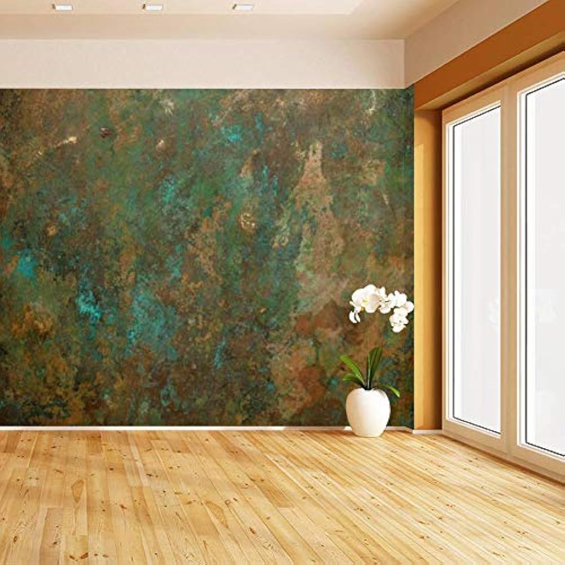 Papel pintado para pared con diseño de barcos en el río