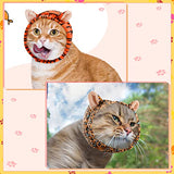 5 piezas de sombrero de gato adorable disfraz de conejo con orejas divertido sombrero de gato de melena para gatos y perros pequeños, gatito, cachorro, accesorio para fiesta de disfraces