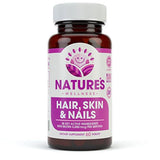 Complemento para el cabello, la piel y las uñas, 5000 mcg de biotina, sílice, vitamina C, E, B, vitaminas esenciales naturales, y complejo nutricional avanzado para el cabello fino, hombres y mujeres, por Nature's Wellness de 60 tabletas