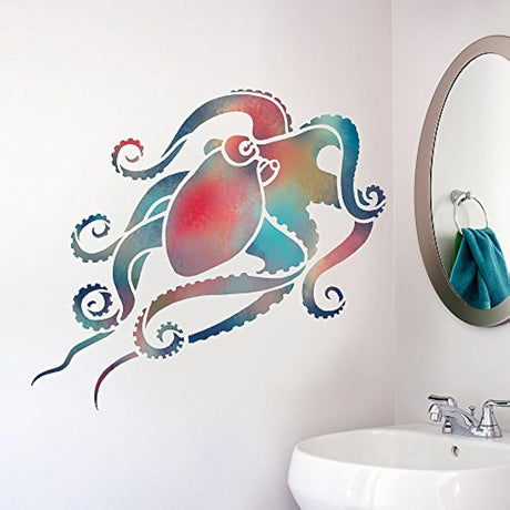 Plantillas de pintura de pared para fácil cambio de imagen