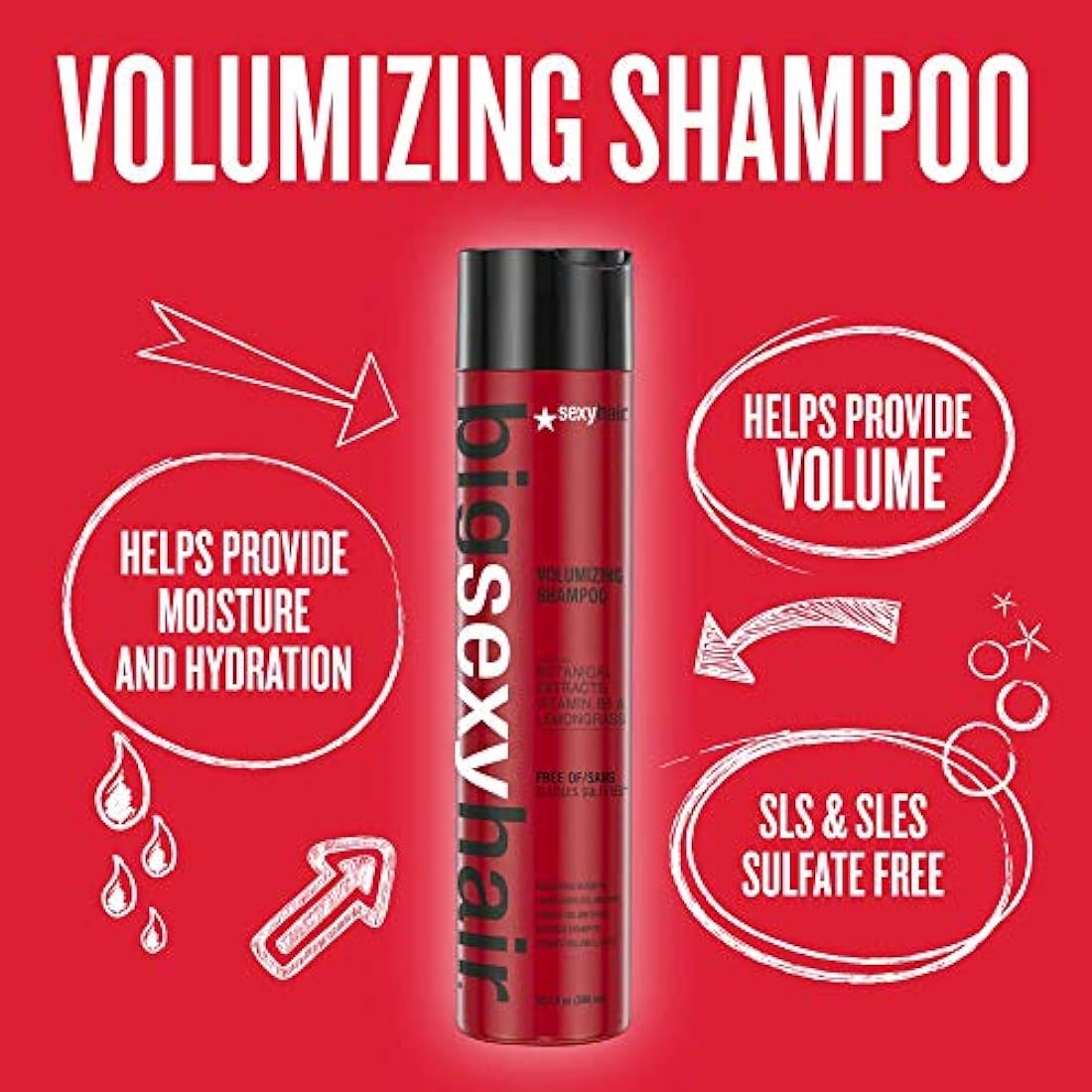 Champú voluminizador grande - SEXYHAIR