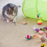 24 juguetes para gatos juguetes surtidos
