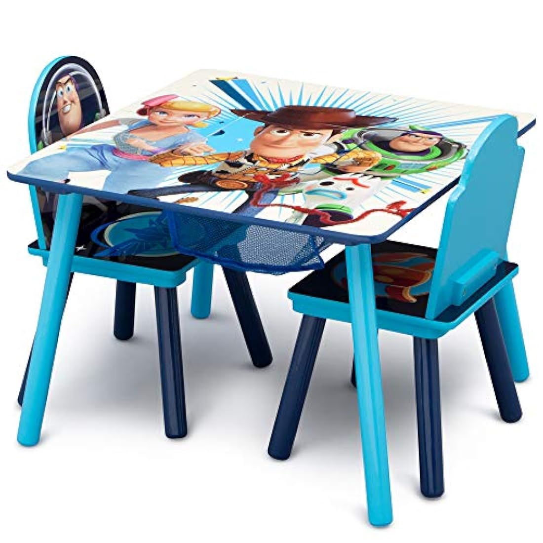 Delta - Juego de mesa y silla para niños con almacenamiento