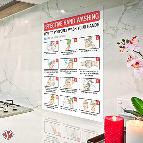Póster de Dynamico para lavar las manos, para la salud