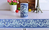 Vinilo adhesivo impermeable diseño de flores (4.0 x 153.5)