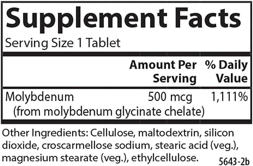 Suplementos de Molibdeno Quelado, Activación Enzimática