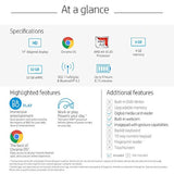HP Chromebook Gris
