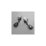 Aretes colgantes de lágrima para mujeres