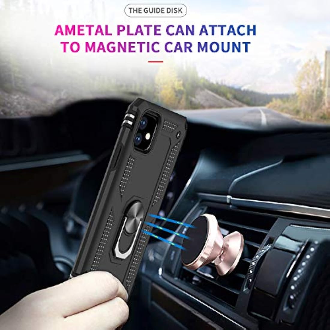 Carcasa para iPhone X con protector de pantalla templada