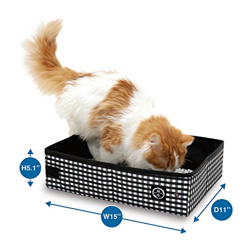 Caja de arena para gatos portátil
