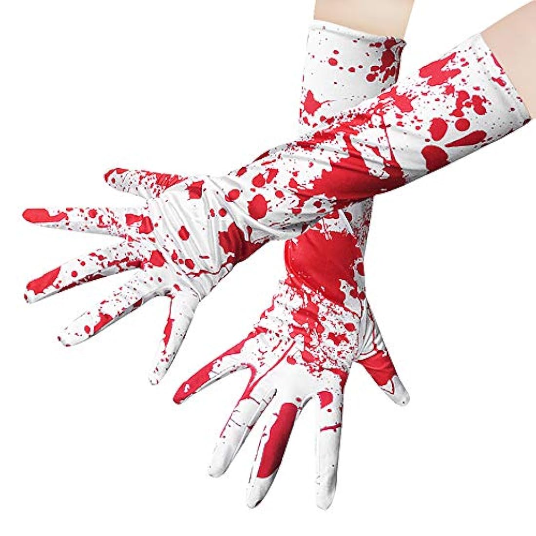 Disfraces Guantes de sangre salpicados de sangre disfraz