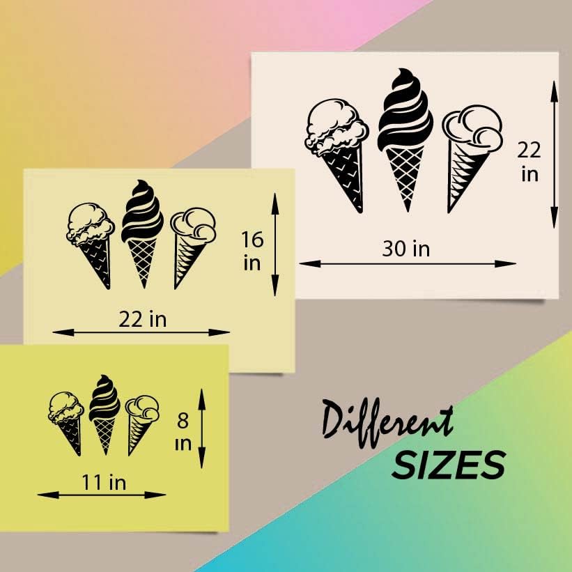Vinilo Decorativo Helados, Estilo Único, Modelo 2044