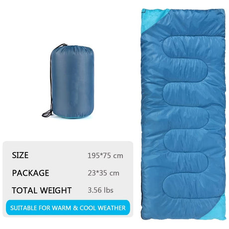 Saco de dormir de camping para adultos compacta para viajes
