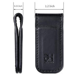 magnético clip de dinero de cuero genuino GH GOLD HORSE