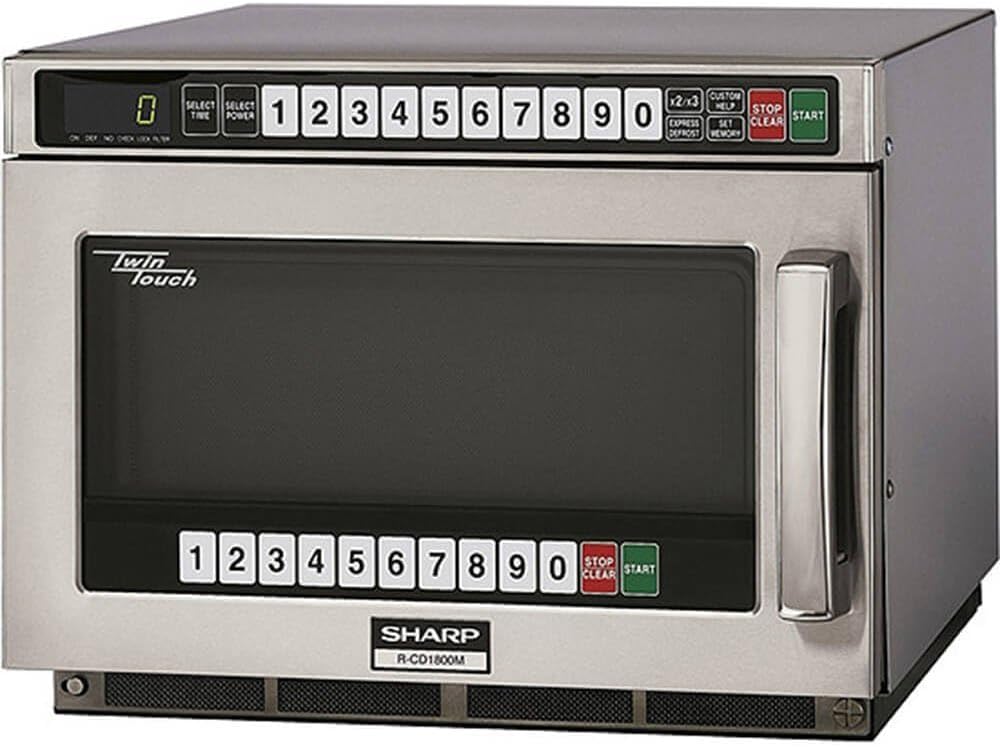 Microondas Comercial Sharp R-CD1800M, 1800W, Alta Capacidad