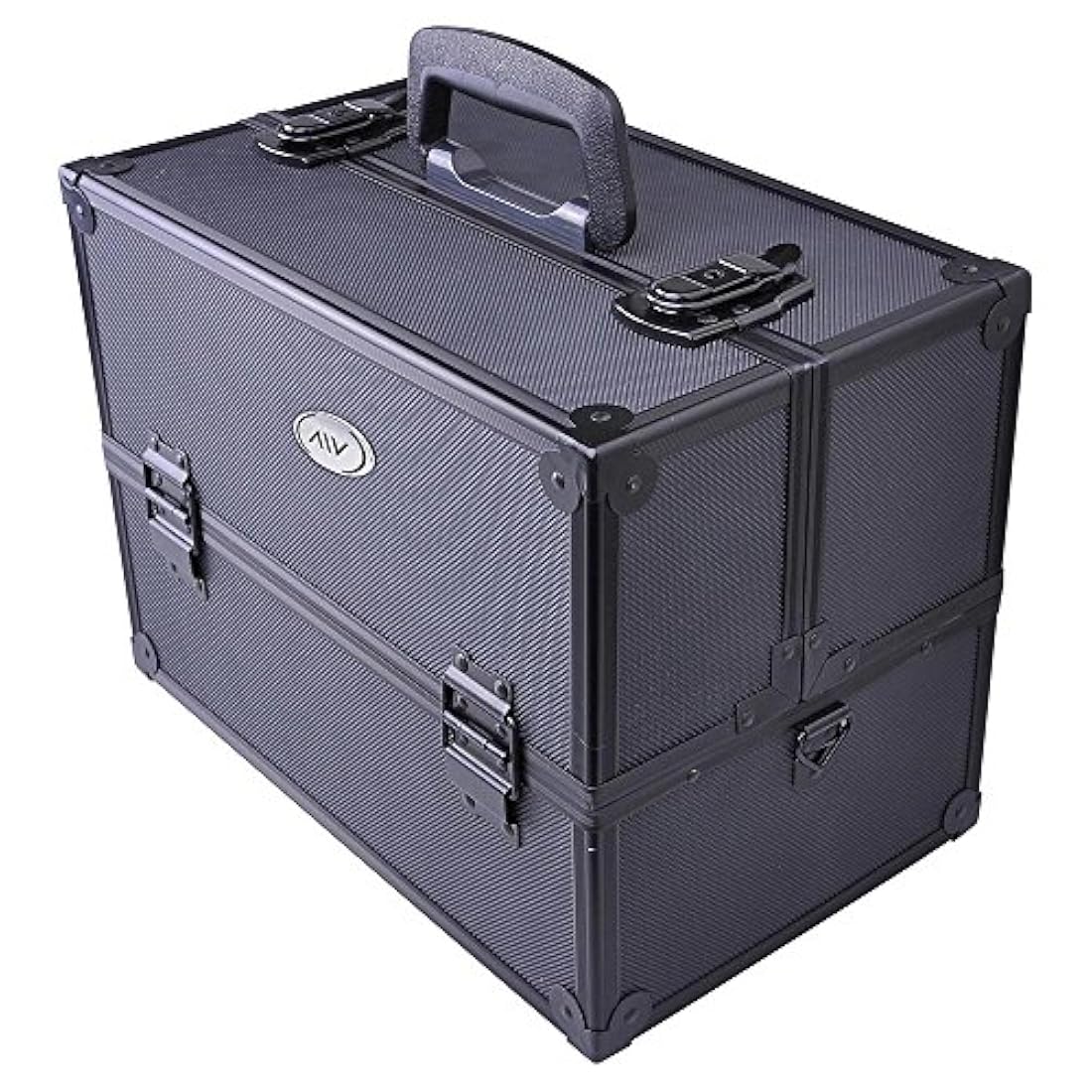 Caja organizada de aluminio AW para maquillador