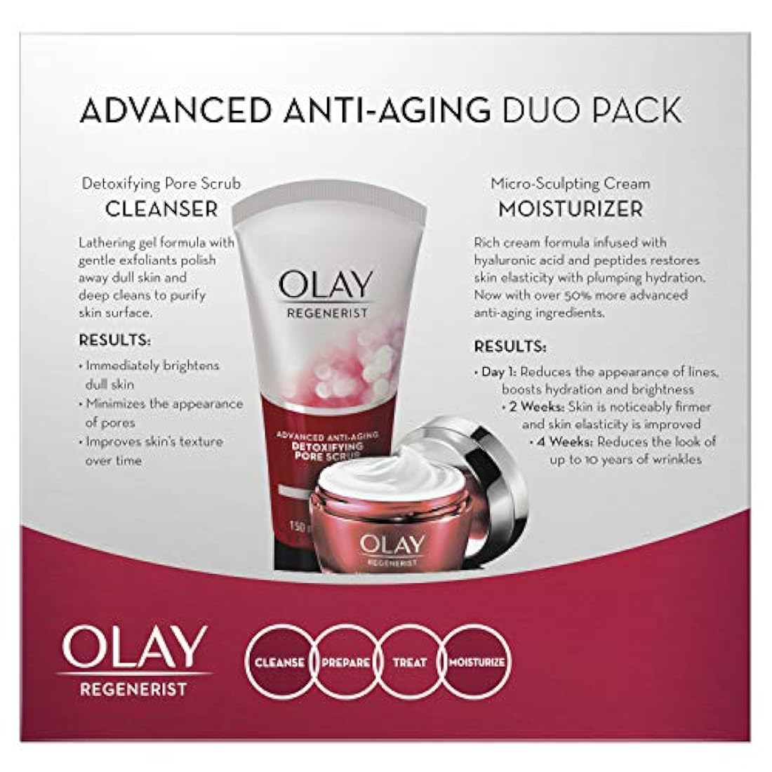 Crema facial hidratante de la piel anti envejecimiento Olay