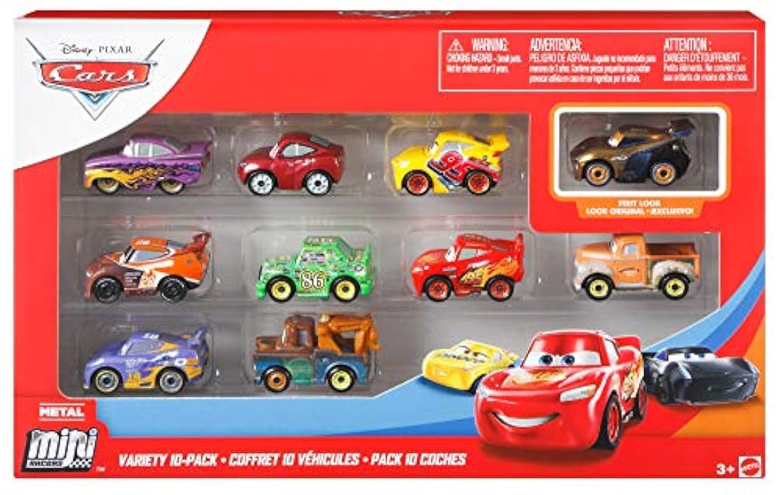 Cars Mini Racers Derby Racers Series 10-Pack,