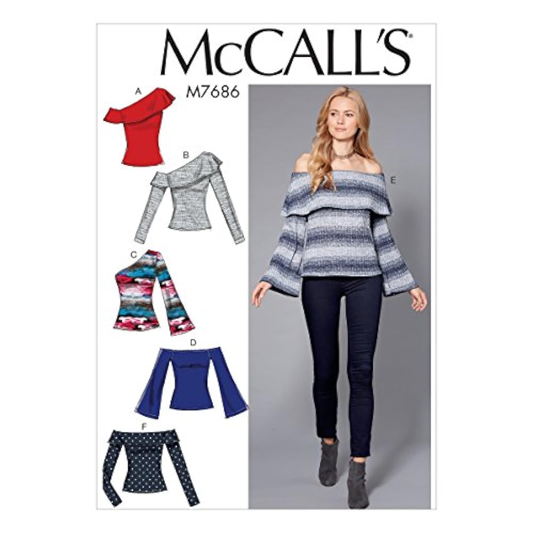 McCalls. m7686 tallas vestido sin patrones de costura para