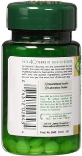 Suplemento de Ácido Fólico 800 mcg Nature's Bounty, 250 Tabletas